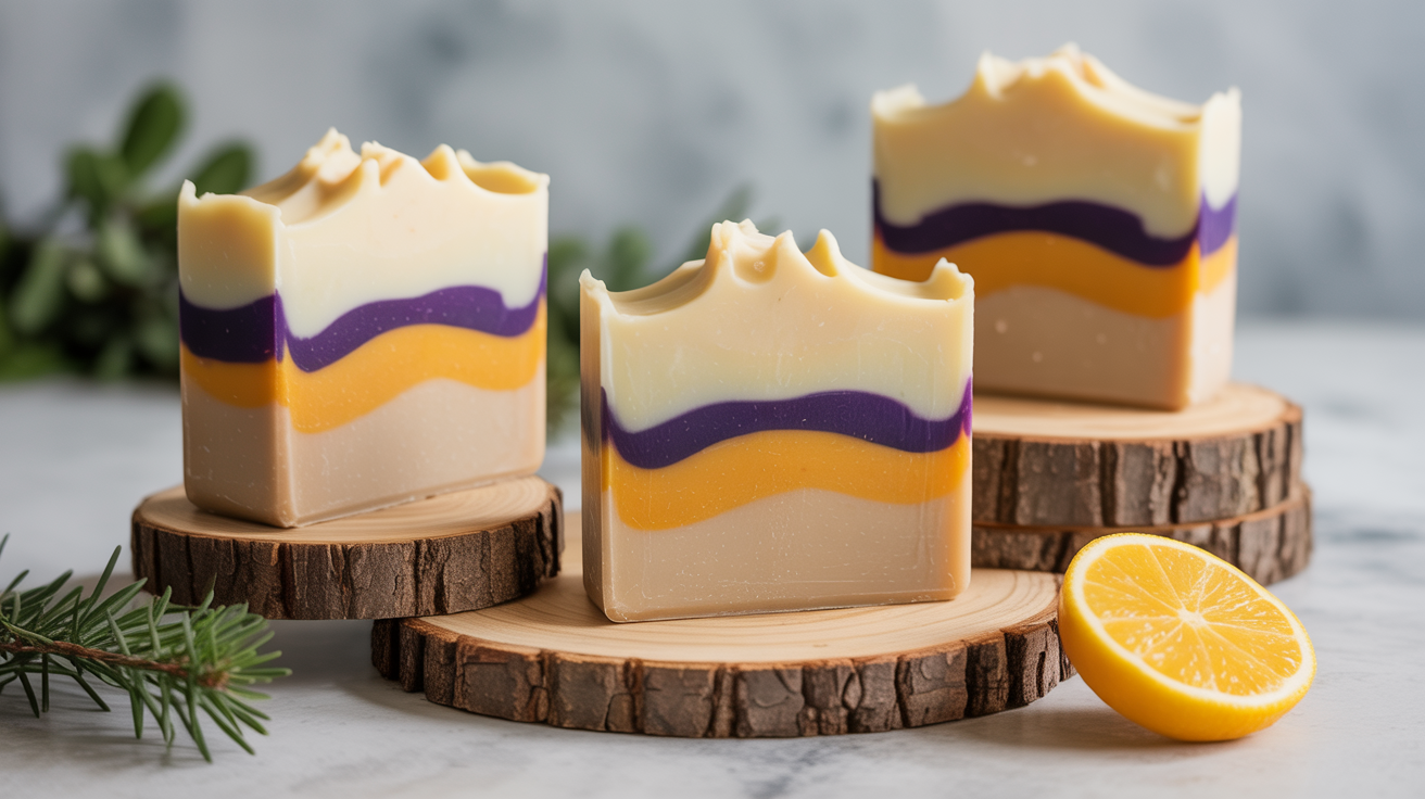 How to Layer and Top Soap for a Beautiful Bar