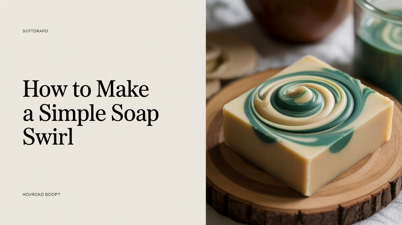 How to Make a Simple Soap Swirl