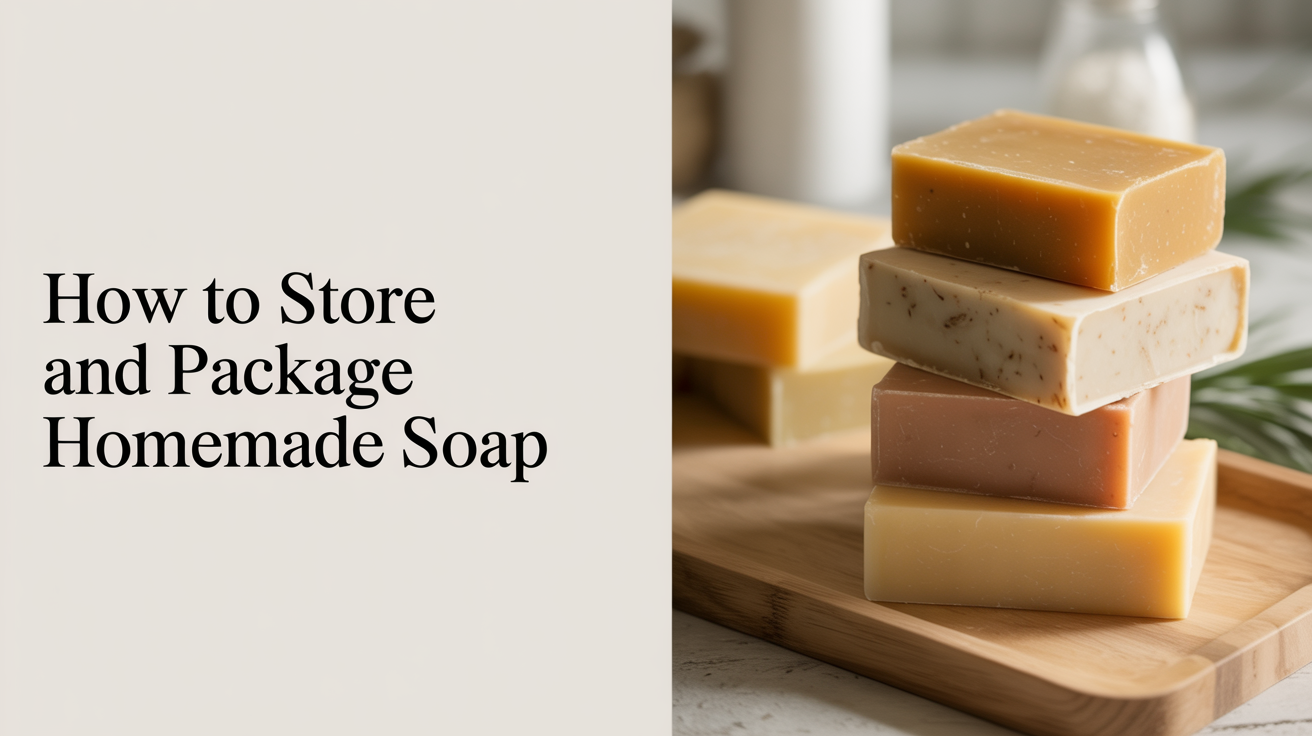 How to Store and Package Homemade Soap