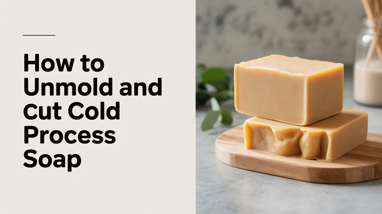 How to Unmold and Cut Cold Process Soap